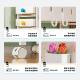 Schoolbag storage rack household multi-layer table under pulley cabinet book snack storage rack movable kitchen push cart