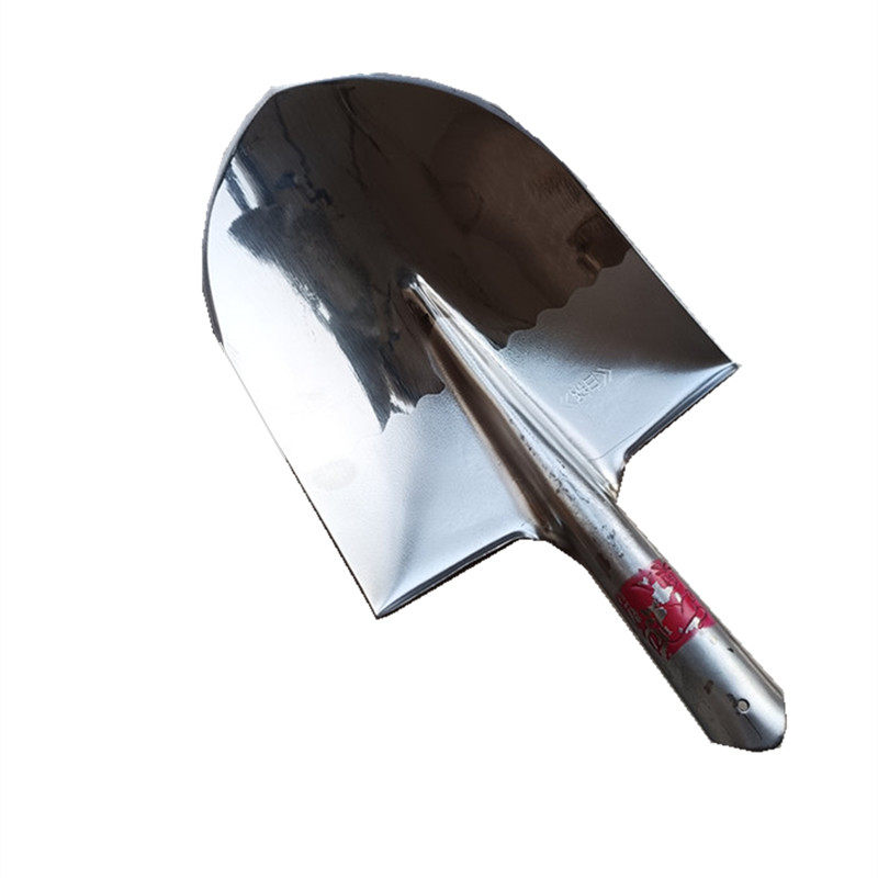 不锈钢尖头白钢锹农用加厚锰钢圆头挖树铁锹挖土翻地全钢铁锨尖锹,淘宝优惠券,粉丝福利购,淘宝优惠卷