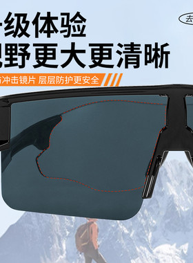 骑行眼镜近视套镜可配带度数户外运动墨镜防风沙公路自行车护目镜