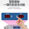 Lechuang commercial dishwasher canteen fully automatic channel dishwasher long queue double cylinder double spray with double drying