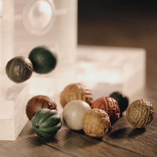 Traditional Chinese medicine bracelet making tools, fragrant beads, hand-made incense, fragrant pills, fragrant beads, lotus, auspicious clouds, round beads, traditional