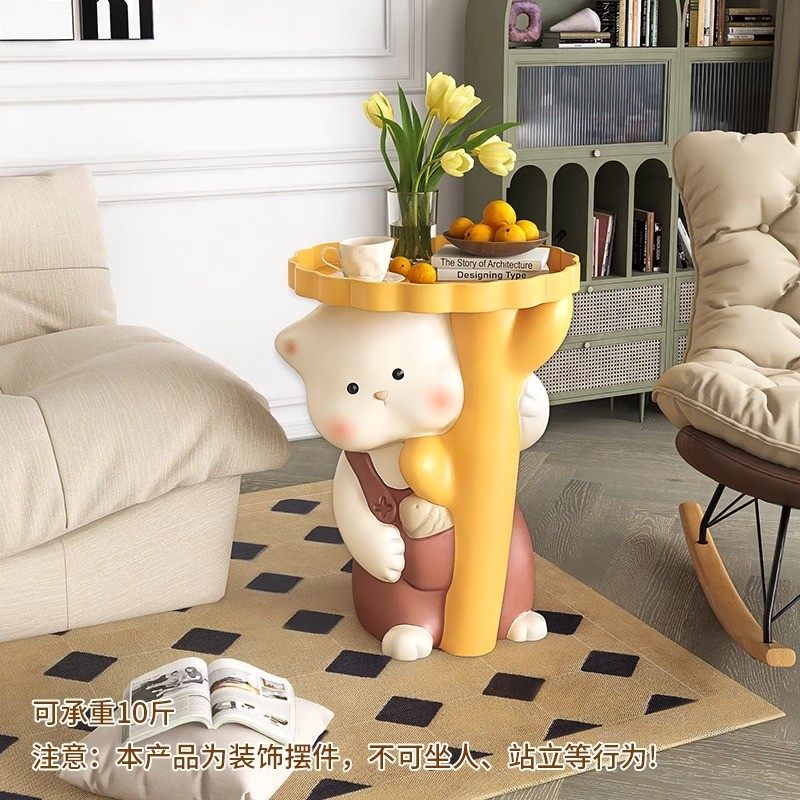 可爱边几客厅大型落地摆件卧室床头柜家居装饰品沙发旁边柜置物架,淘宝优惠券,粉丝福利购,淘宝优惠卷