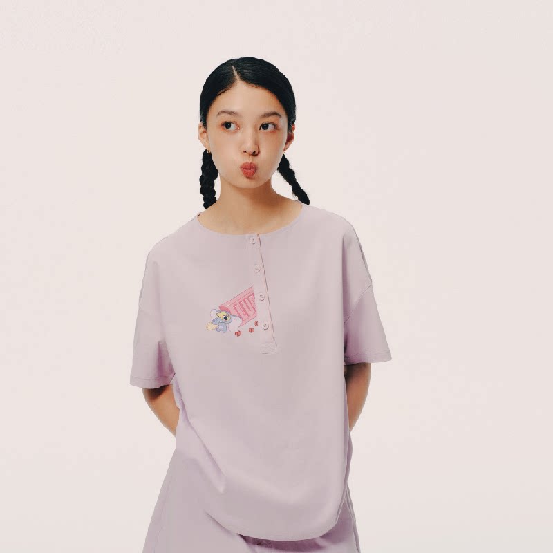 【断码特惠】内外睡衣家居服莫代尔棉短袖情侣套装睡衣千层绒 层绒实拍商品图