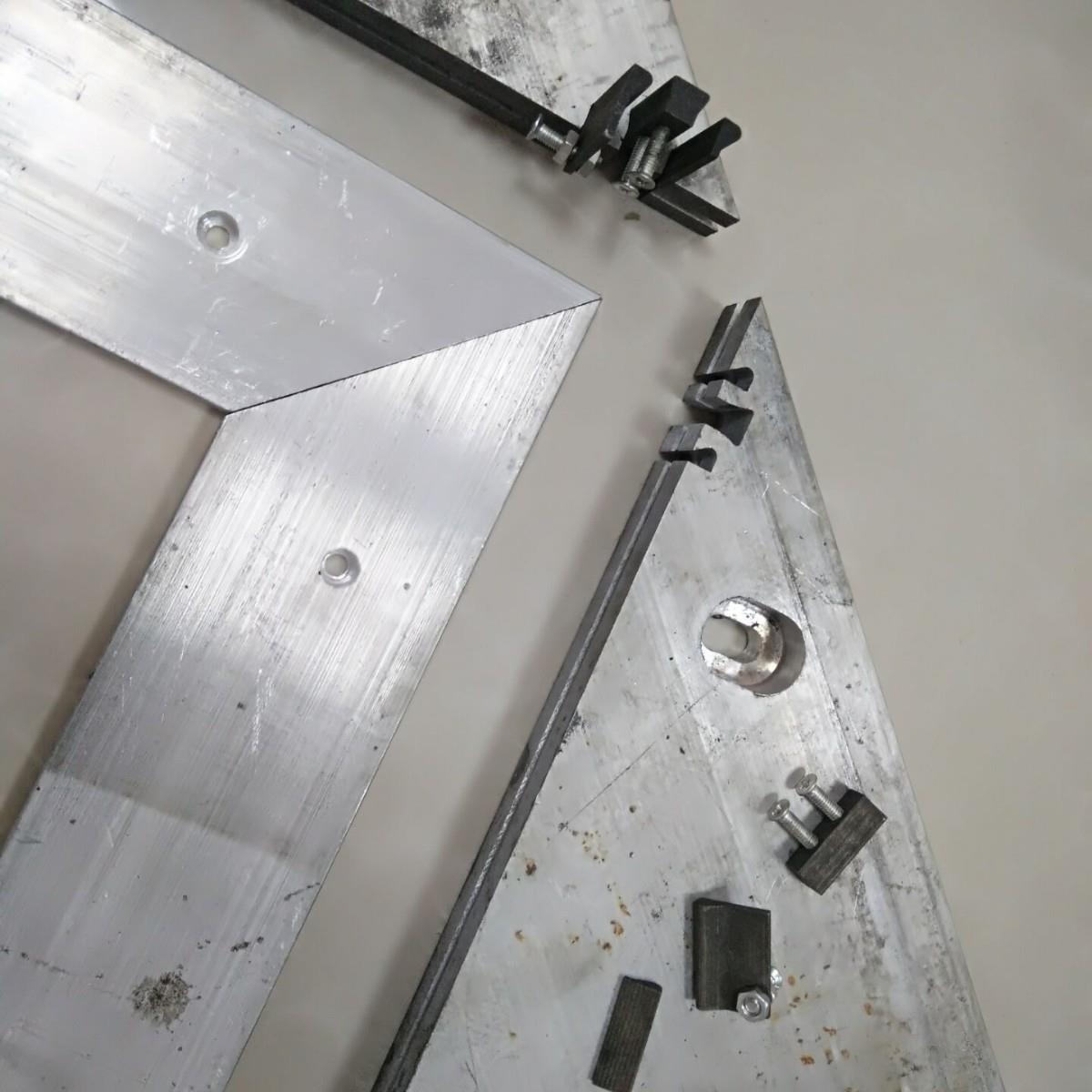 45度切割机护角模具护角插销画框切角机45拼角多功能铝材切割机 - 图1