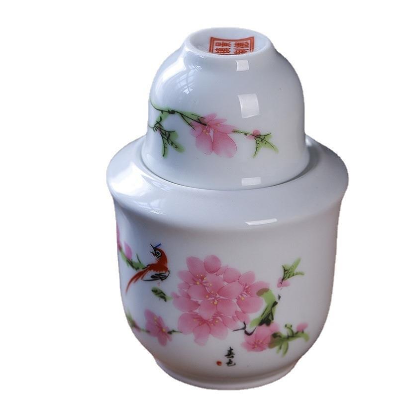 景德镇陶瓷温酒壶暖酒器烫酒热酒壶 温黄酒中式酒具二两半斤家用T - 图1