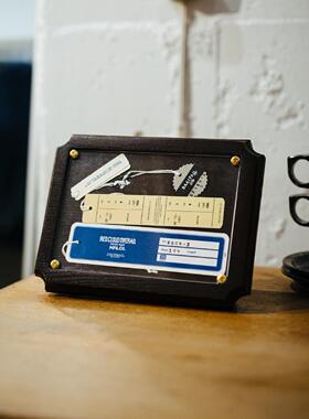 蘑菇空间植物标本夹押花器压花板植物标本制作干燥板覆古实木相框