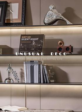 UNUSUAL 样板间电视柜背景墙音响装饰盒抽象人物组合现代饰品摆件