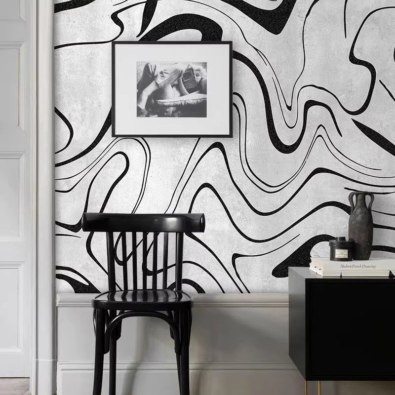 简约线条壁纸北欧风卧室客厅餐厅背景墙壁布现代抽象艺术定制墙布,淘宝优惠券,粉丝福利购,淘宝优惠卷