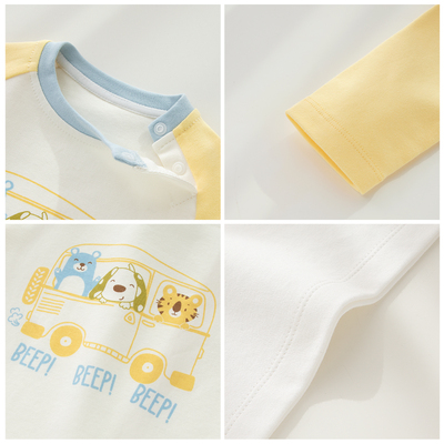 婴蓓依儿童长袖T恤秋季纯棉打底