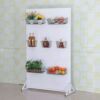 Perforated board vertical removable shelf storage jewelry display rack mobile shelf hardware tool storage artifact