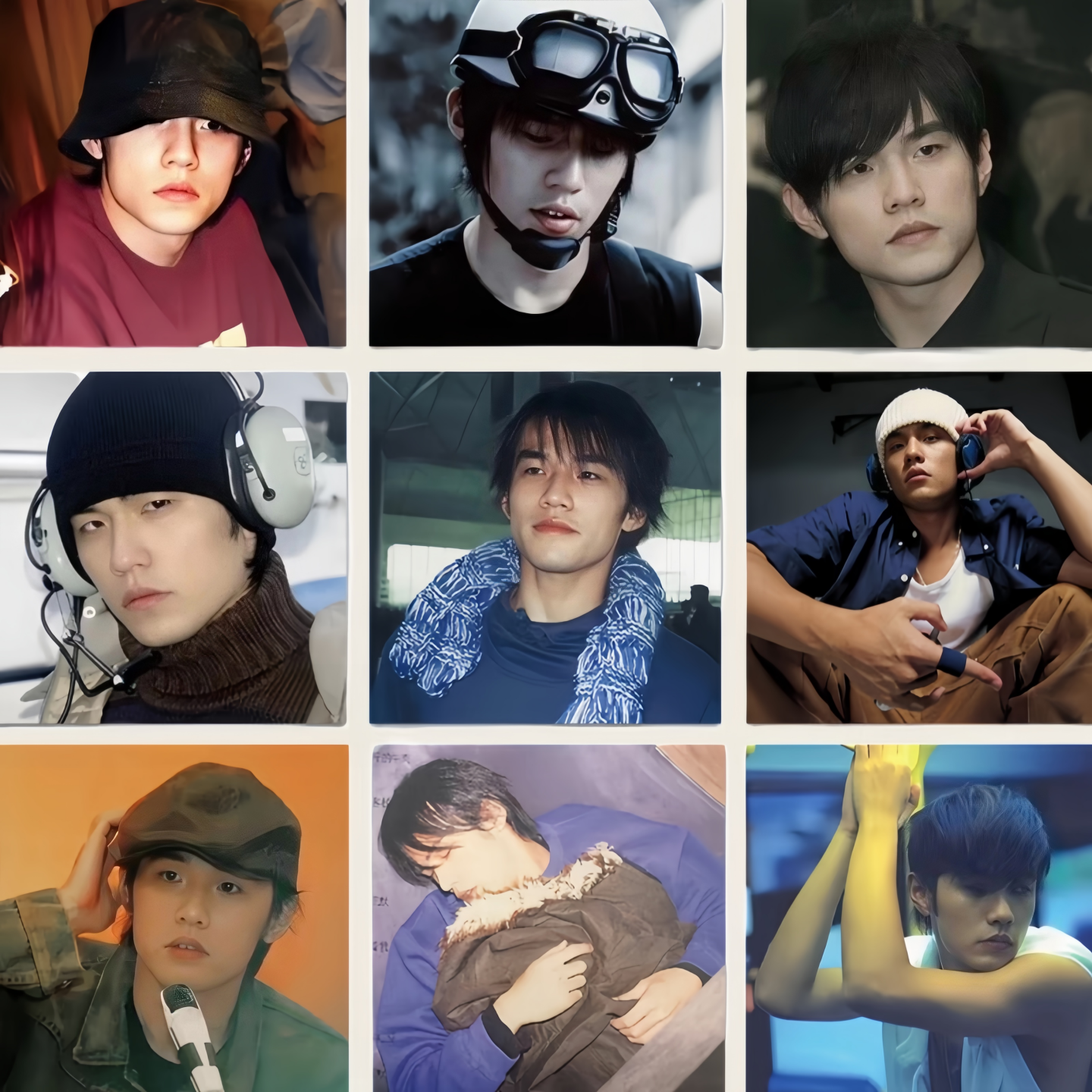 63张巨星杰伦周董近身高清照片贴纸装饰手机电脑笔记本行李箱充电宝水杯储物箱收纳柜桌面手账素材文具贴纸,淘宝优惠券,粉丝福利购,淘宝优惠卷