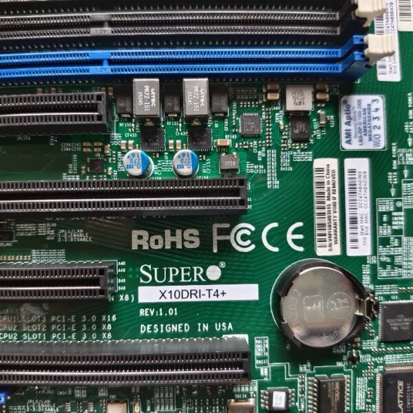 超微 X10DRI-T4 服务器主板 四口万兆电口 EAT - 图0