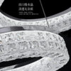 Italian light luxury living room chandelier crystal lamp