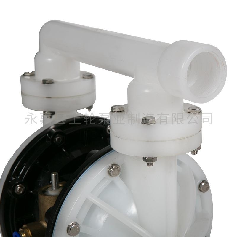第三代气动隔膜泵QBY-40工程塑料1.5寸口径耐强腐蚀性液体水泵 - 图1