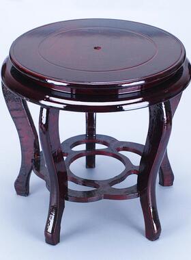 高脚瓷器花瓶木底座各种摆件花盆盆景鱼缸底座中花架