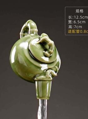 流水摆件单个悬壶茶壶天壶悬壶流水摆件悬浮倒流水壶流水配件散件