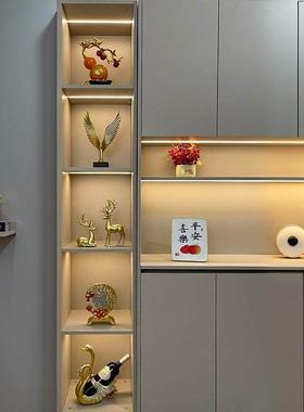 轻奢高端电视柜饰品客厅入口酒柜红酒架餐具柜新乔迁装饰工艺品