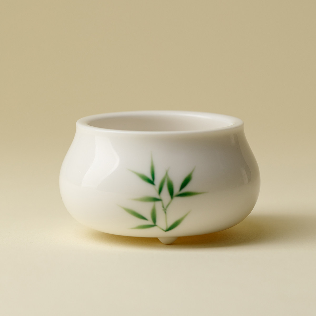 里作 高端手绘绿竹香炉家用室内陶瓷熏香炉沉香檀香线香香插摆件,淘宝优惠券,粉丝福利购,淘宝优惠卷