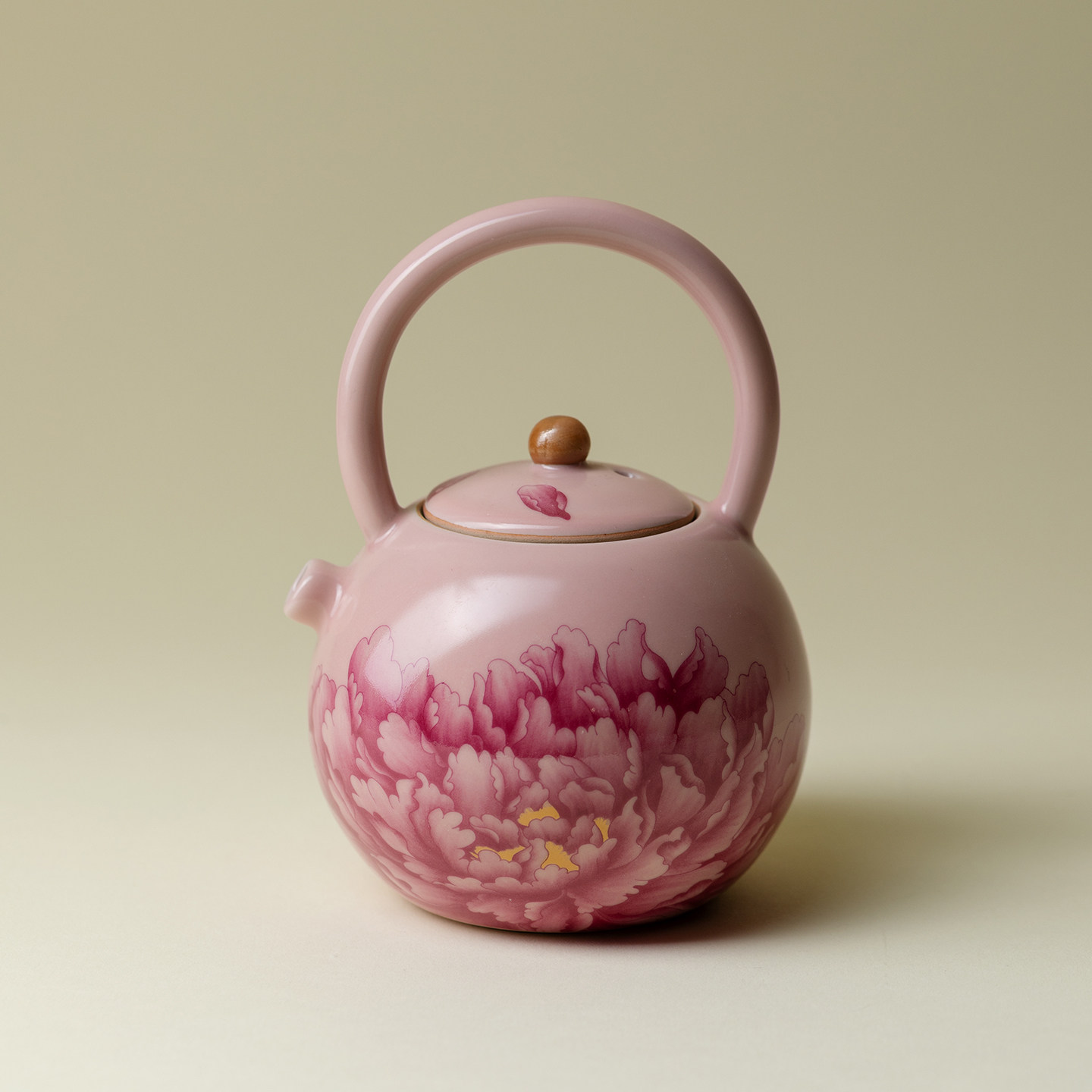 里作粉色汝窑牡丹花功夫茶具茶壶盖碗茶杯茶叶罐咖啡杯茶漏提梁壶,淘宝优惠券,粉丝福利购,淘宝优惠卷