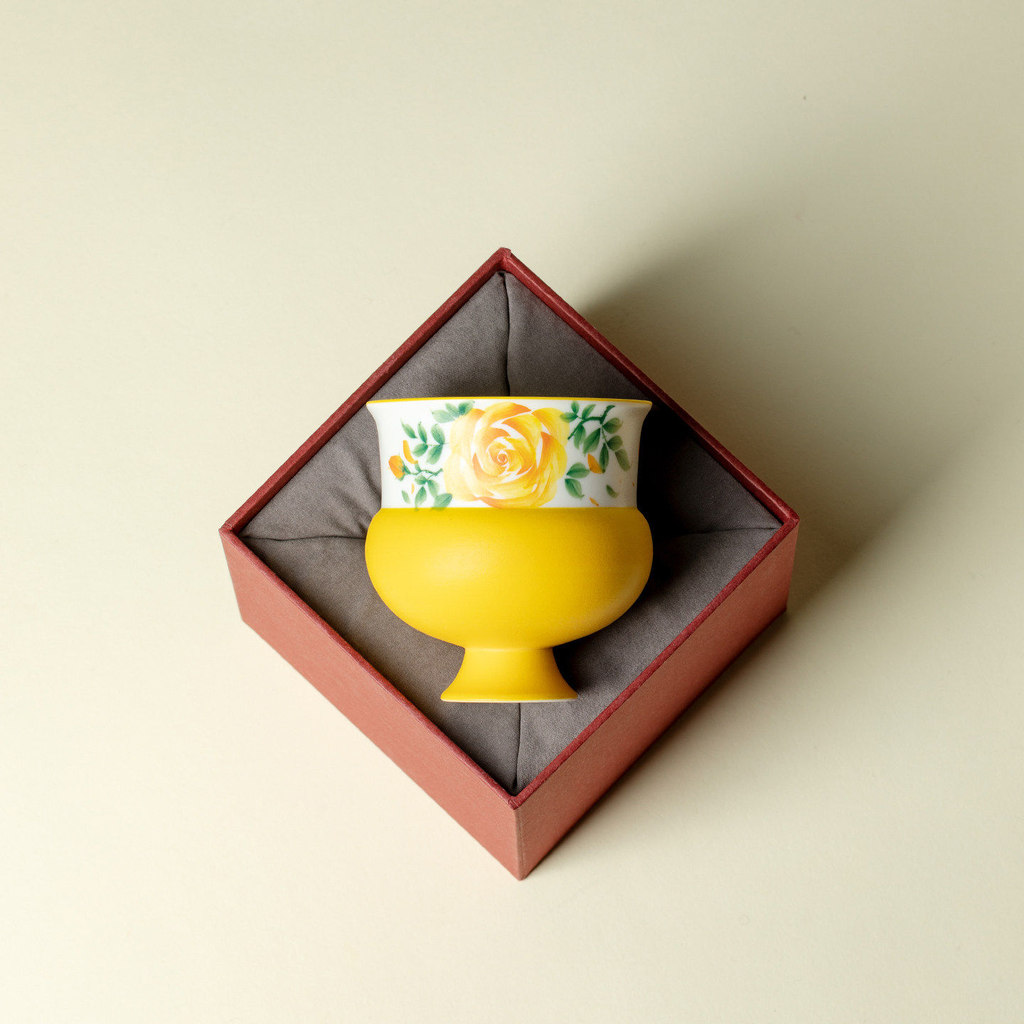 里作手绘金蕊玫瑰高足咖啡杯创意粉彩手工主人杯家用功夫茶具茶杯,淘宝优惠券,粉丝福利购,淘宝优惠卷