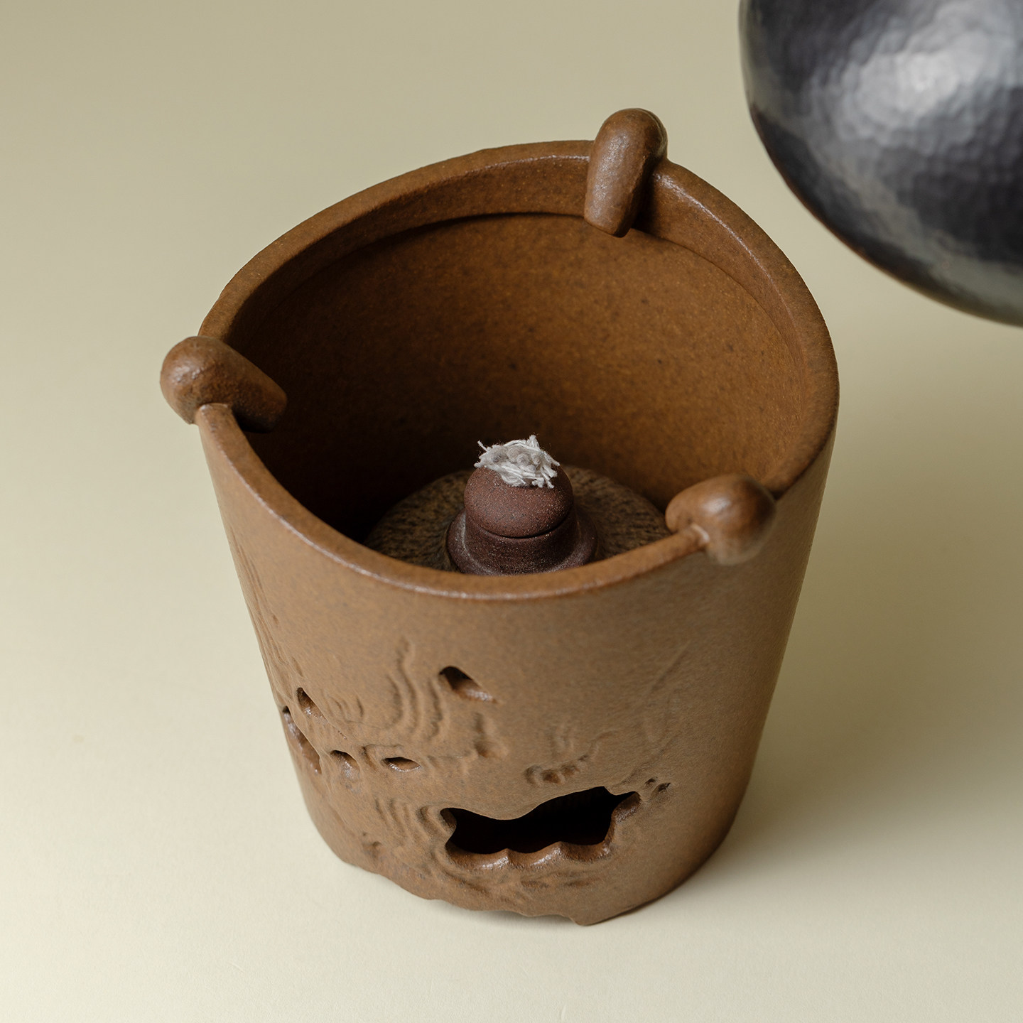 里作粗陶窑变复古酒精灯小风炉围炉煮茶器烧水炉高端手工功夫茶具,淘宝优惠券,粉丝福利购,淘宝优惠卷