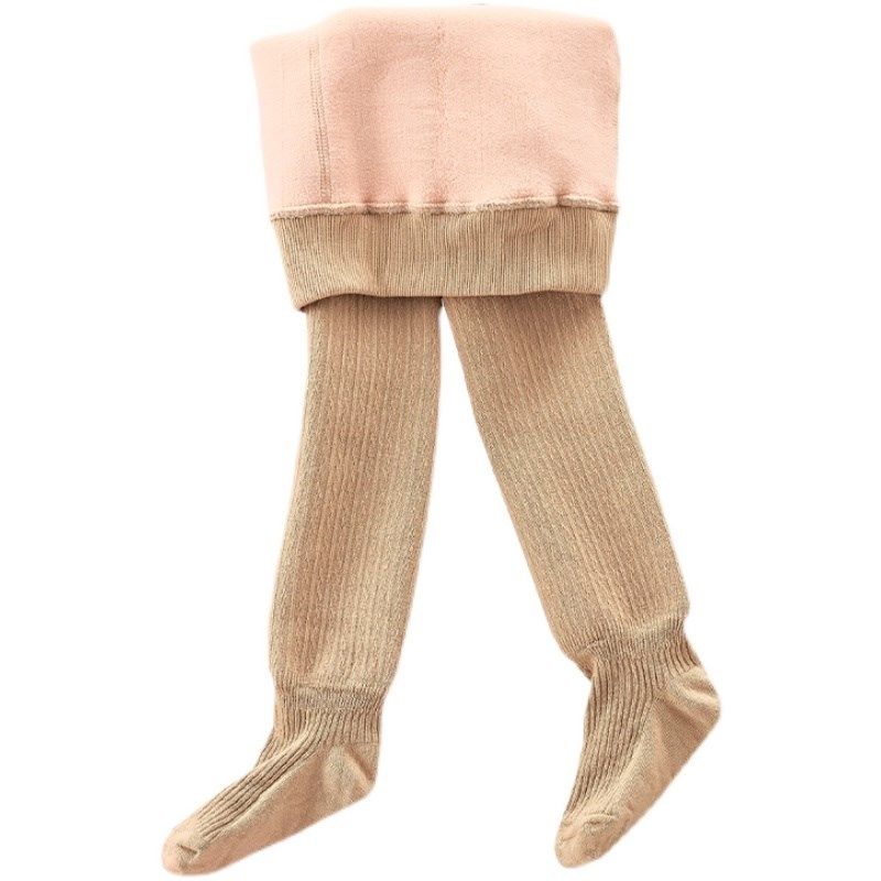 女童加厚打底裤秋冬加绒外穿连裤袜儿童黑色保暖裤子深灰色一体裤,淘宝优惠券,粉丝福利购,淘宝优惠卷