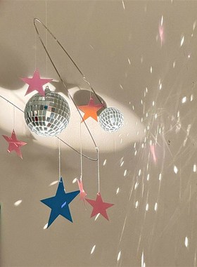 新家的100个快递星空反光球客厅装饰摆件房间改造小物件家居