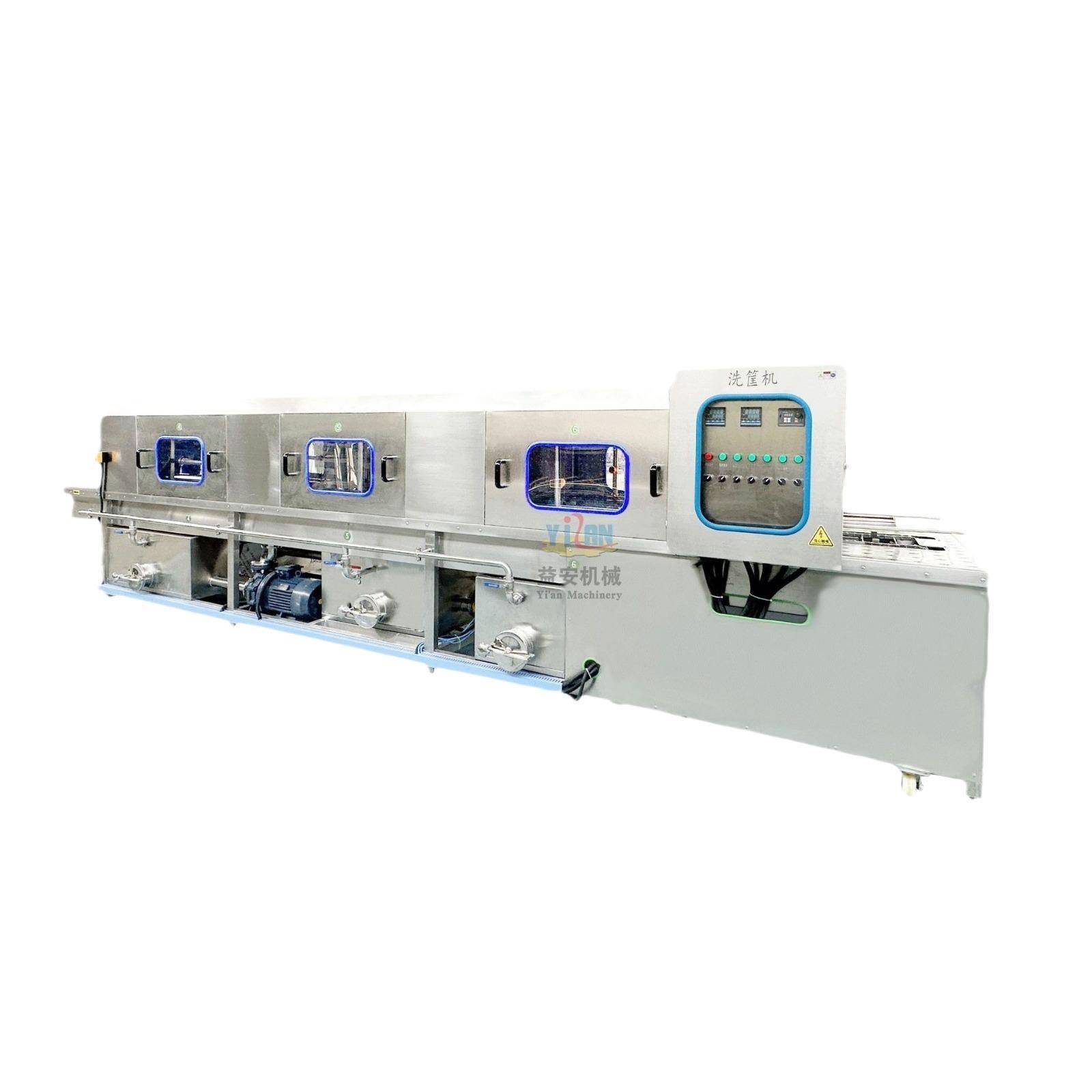 全自动不锈钢洗筐机大型周转筐清洗机鸡蛋塑料筐洗筐机托盘清洗 - 图3