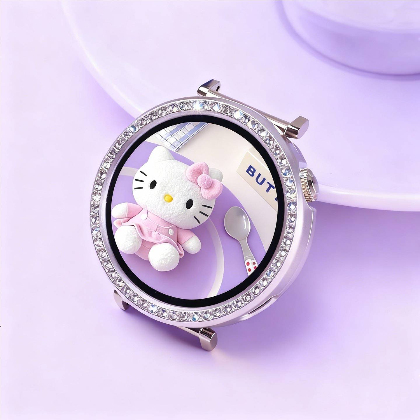 【爆闪满钻壳】适用华为GT6手表保护壳gt5女款满钻gt5pro半包镶钻防摔手表壳gt4智能腕表高颜值保护套秋冬款,淘宝优惠券,粉丝福利购,淘宝优惠卷