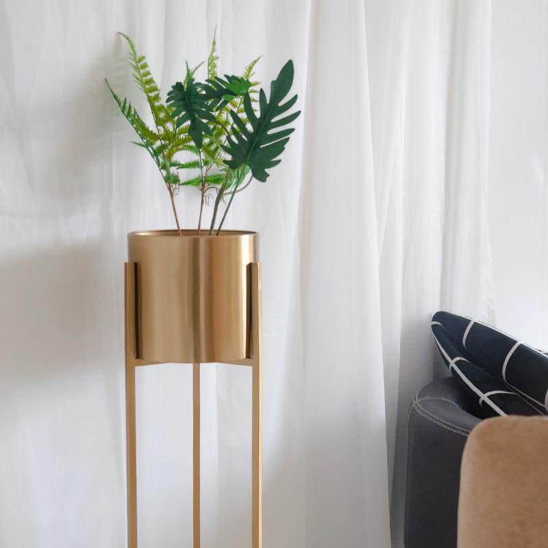 北欧哑光落地黑色花架室内圆形不锈钢高低花几组合阳台铁艺花架子,淘宝优惠券,粉丝福利购,淘宝优惠卷