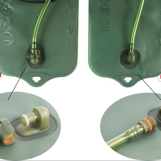 跨境户外运动骑行水袋内胆便携自行车水袋 旅行登山2L水袋加厚tpu