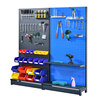 Thickened square hole hardware tool rack workshop hole plate display rack material organizing rack metal auto repair parts shelf