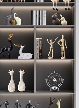 轻奢酒柜摆件套装办公室客厅家居装饰品书房电视柜玄关工艺品