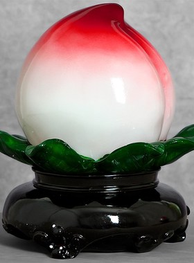 寿桃摆件客厅书房卧室仙桃装饰长辈大寿生日礼物爷爷奶奶祝寿礼品