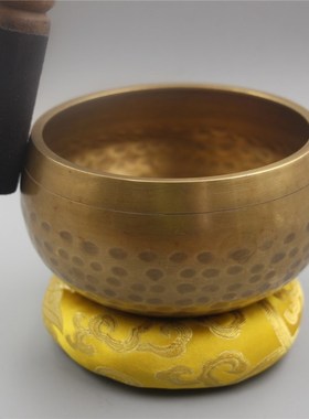 朱炳仁铜纯响铜音钵碗颂钵采耳碗瑜伽钵摆件铜罄音疗静心钵