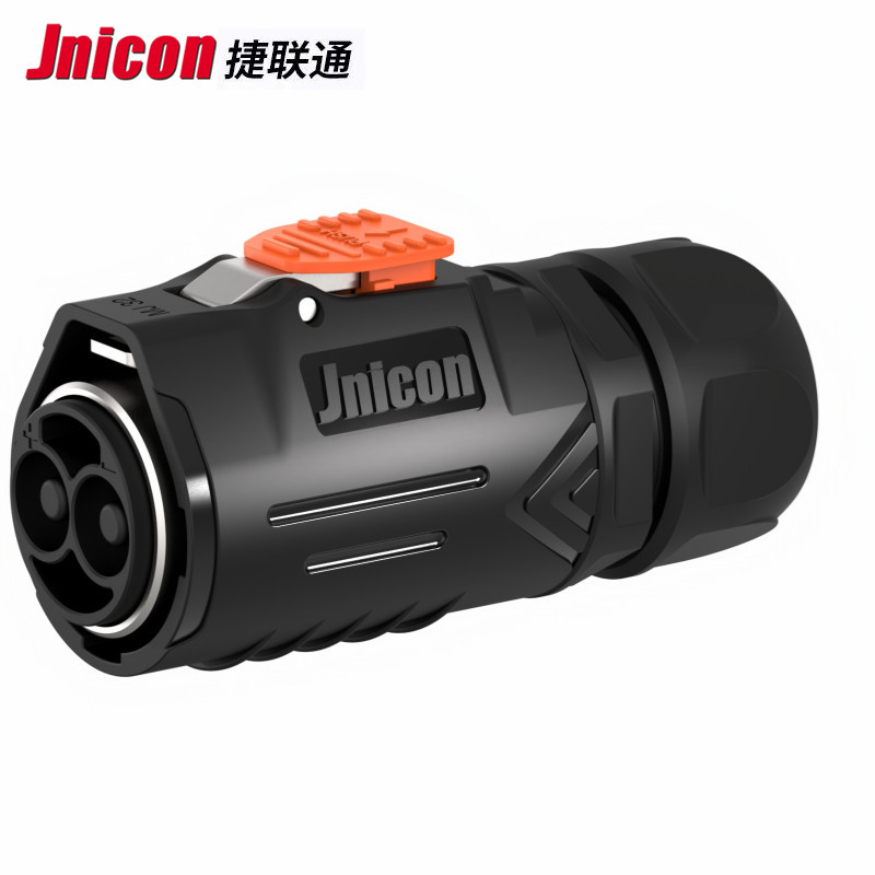 jnicon MJ32自锁2芯120A防水连接器 电动汽车充电桩插头 UL认证 - 图0