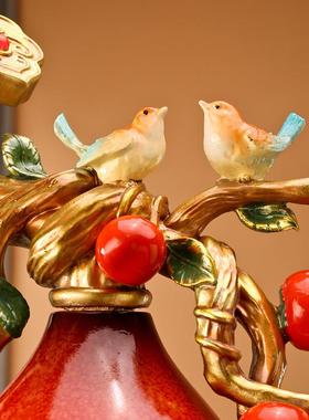 紫气东来乔迁入宅礼元宝发财树鹿摆件客厅公室装饰品搬家新居礼品