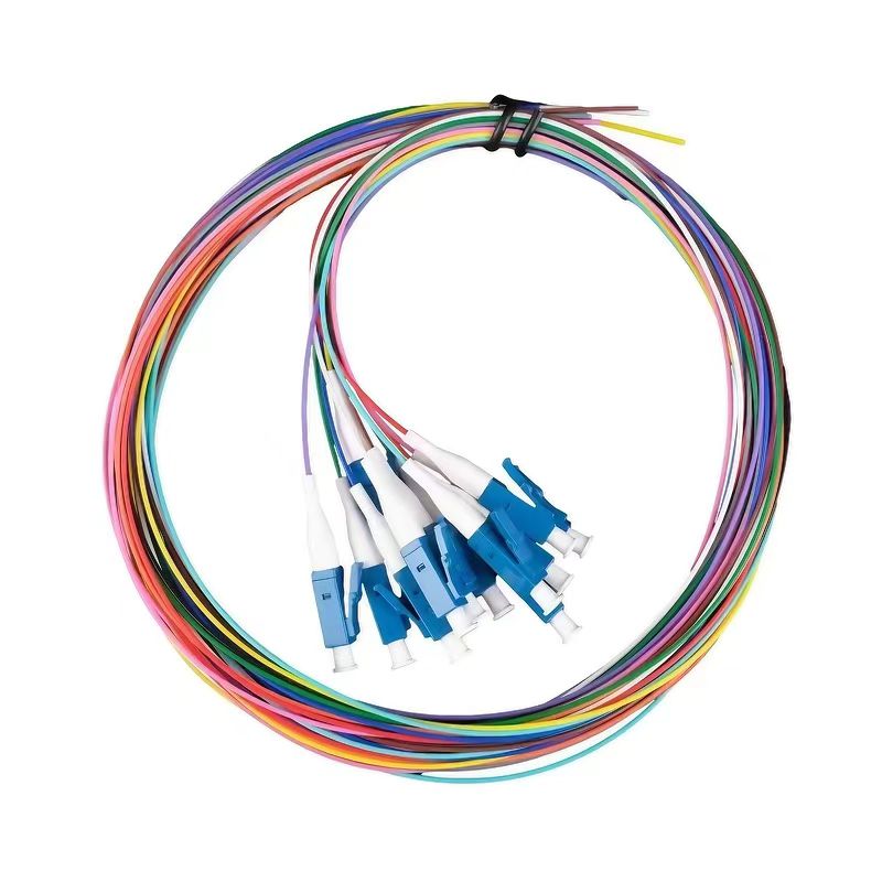 束状尾纤12芯单模内部熔接纤线LC/FC/SC/ST12芯束状单模光纤线电信级光纤0.9mm小方头lc尾纤 - 图3