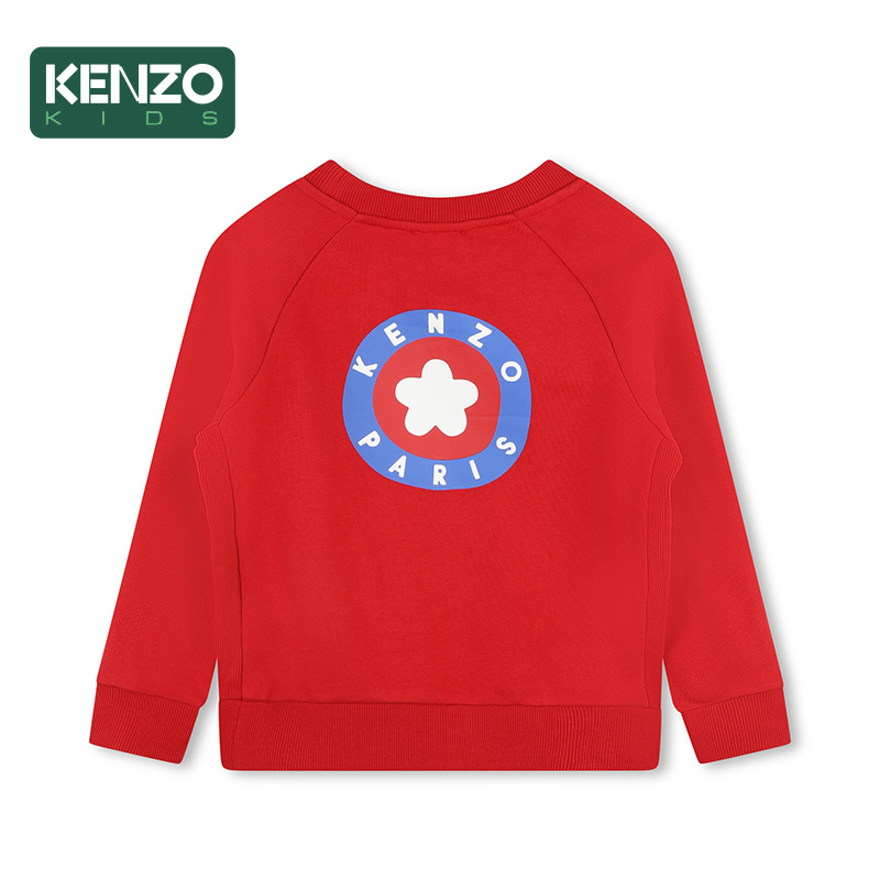 KENZO KIDS童装儿童春秋款休闲运动宽松圆领卫衣K60773