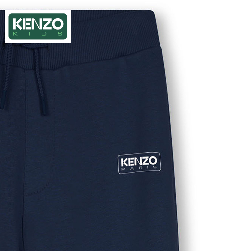 KENZO KIDS童装秋冬儿童运动拉绒休闲长裤K60795