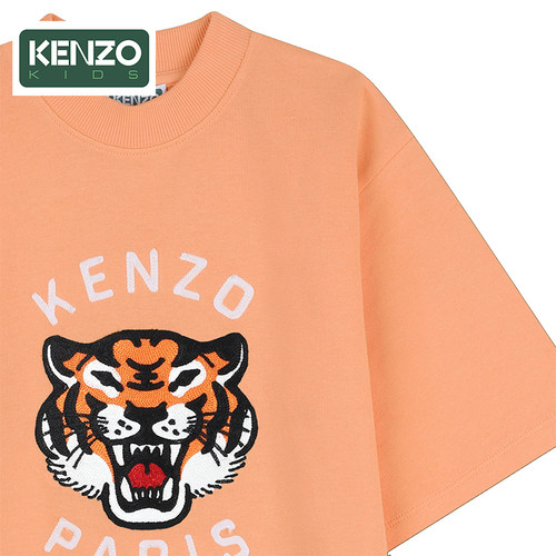 【同价618】 KENZO KIDS童装儿童经典海棠花连衣裙K61865 - 图1