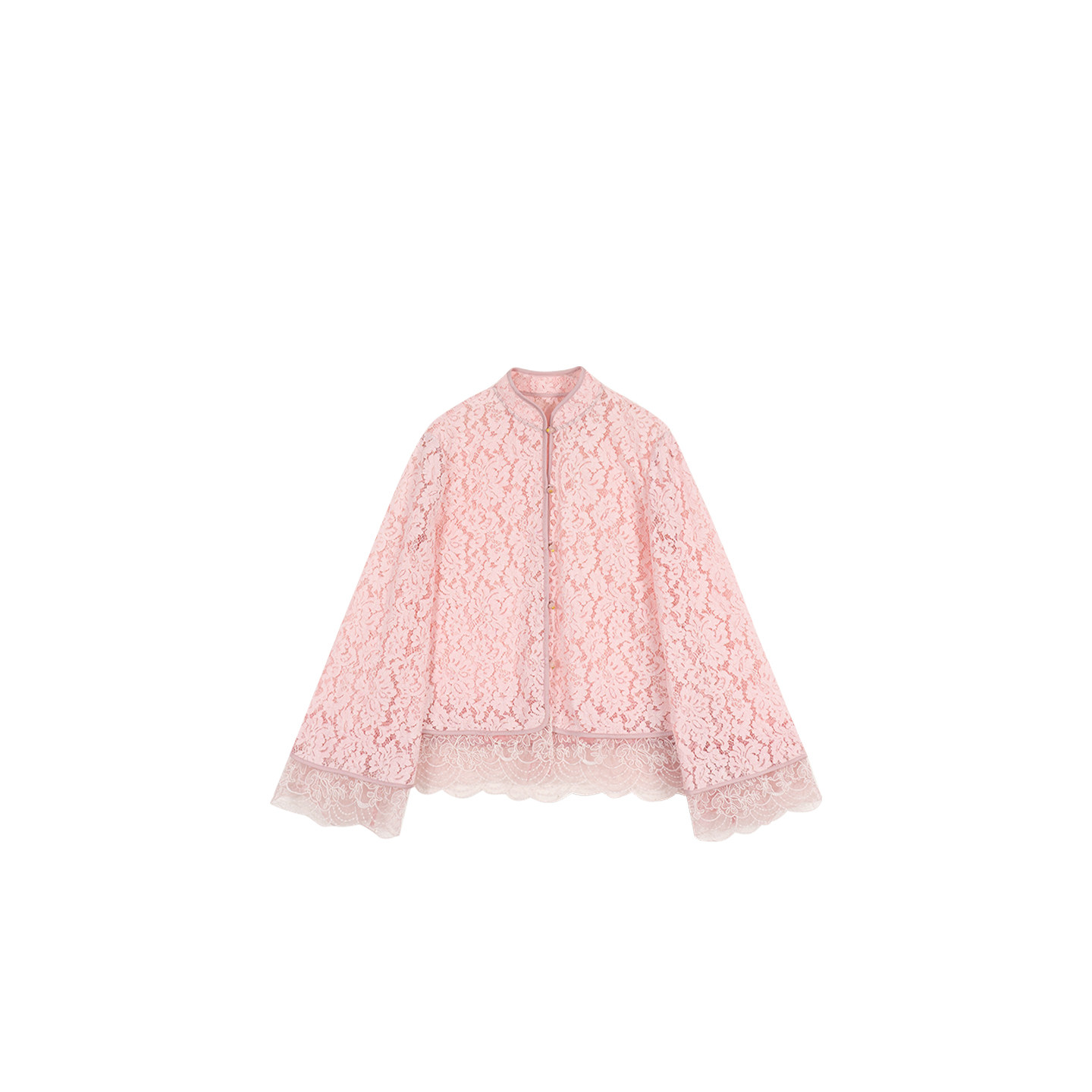 【花绯花】冯（CHAOMEI 法式温柔风圆领蕾丝上衣+披肩+半身裙套装,淘宝优惠券,粉丝福利购,淘宝优惠卷