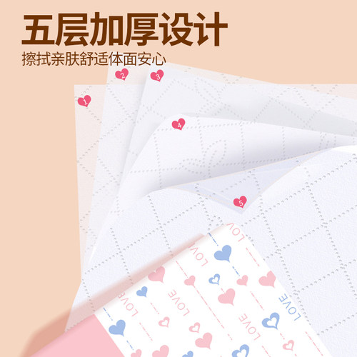 【买2包赠1包】家用抽纸巾五层加厚餐巾纸擦手纸面巾纸家庭卫生纸 - 图1
