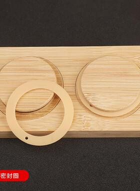 文玩核桃防尘罩连身玻璃罩竹底座展示架密封玻璃罩摆件文玩玻璃罩