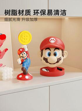 创意马里奥眼镜支架放置架太阳镜展示架玄关收纳装饰摆件生日礼物