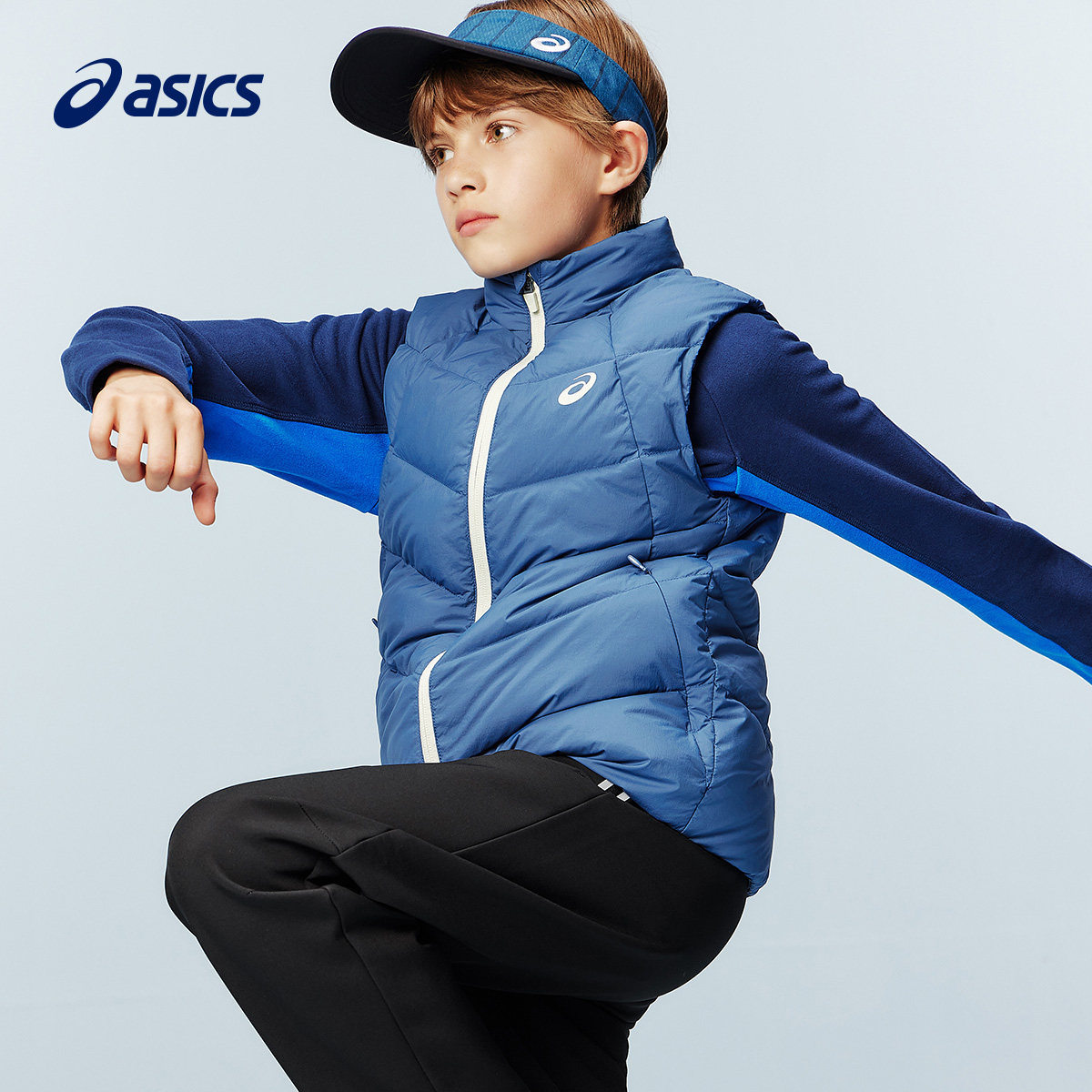 亚瑟士童装冬季新款儿童羽绒马甲轻薄保暖百搭防水户外运动外套,淘宝优惠券,粉丝福利购,淘宝优惠卷