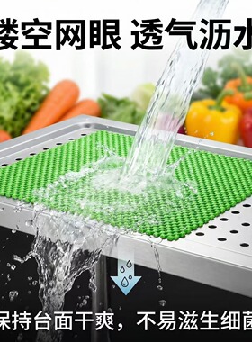 厂家批发PVC网格水果垫桌垫抽屉垫餐桌垫防滑加厚跨境防滑垫