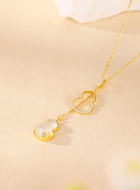 金六福吉祥白玉福禄项链上新特惠