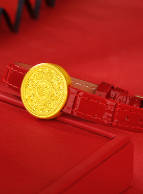 金六福吉祥八宝罗盘黄金手表上新