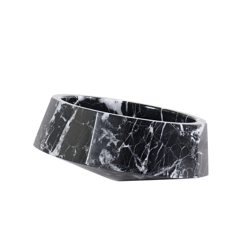 天然大理石装饰花瓶果盘餐厅客厅桌样板房高级感摆件家居摆设品,淘宝优惠券,粉丝福利购,淘宝优惠卷